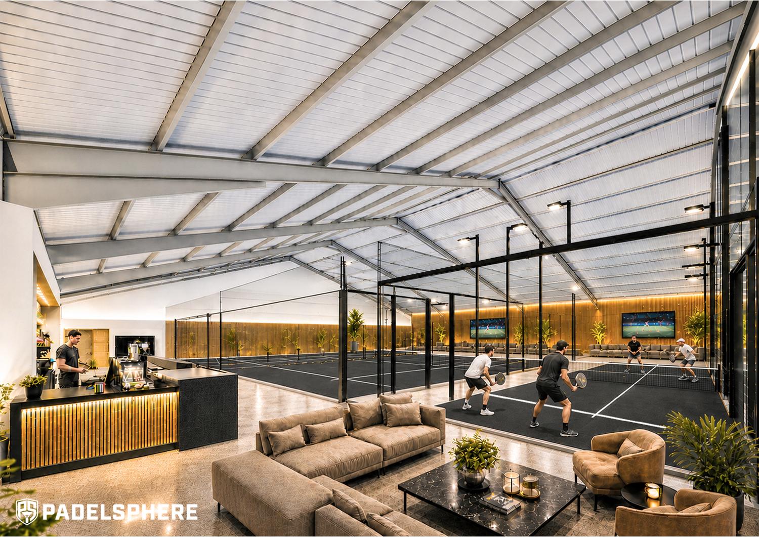 Padelsphere courts